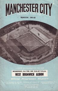 Manchester City v West Bromwich Albion 1961/62